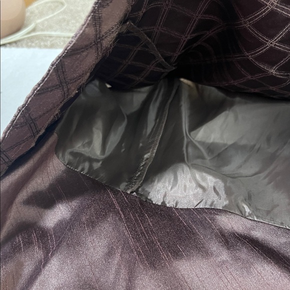 Jessica Howard brown floor-length evening dress shoulder straps flare skirt 14 - Picture 14 of 15